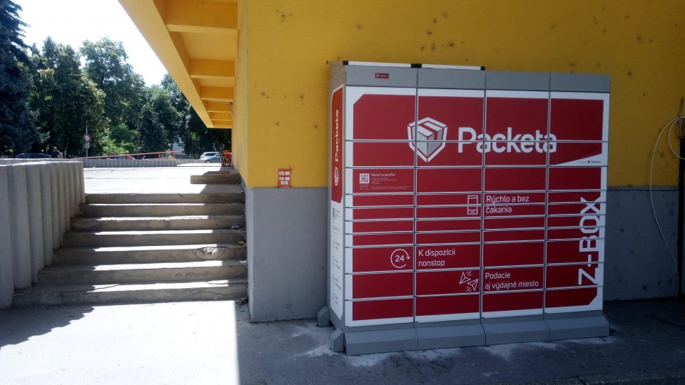 ZBOX Marcelová, Nám Slobody 10 ZBOX Zásilkovny